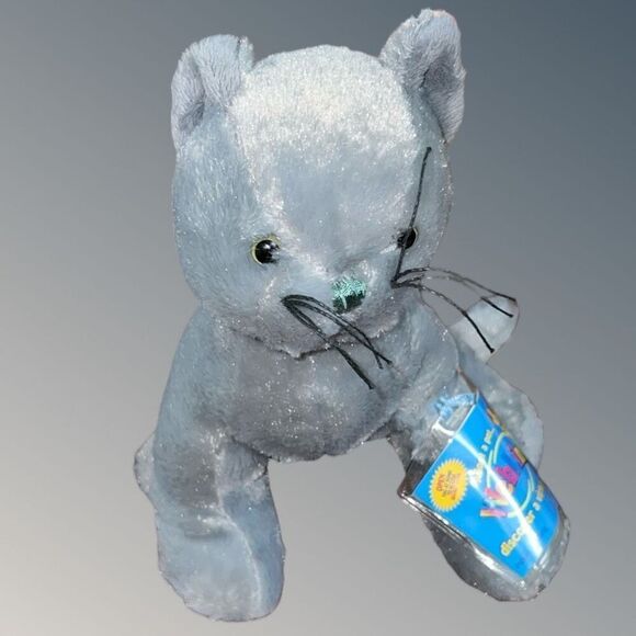 GANZ Webkinz Charcoal the Cat HM152 Plush Stuffed Animal Toy With Tags - Picture 1 of 5